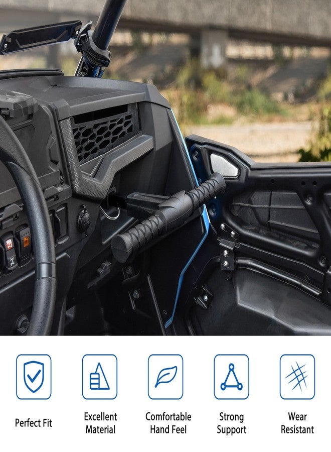 POKIAUTO Passenger Grab Bar for Polaris RZR, Rollover Protective Passenger Grab Handle for Polaris RZR XP 1000 Trail Turbo S 570 800 900 2012-2024 Accessories, Replace #2634200 - Image 4